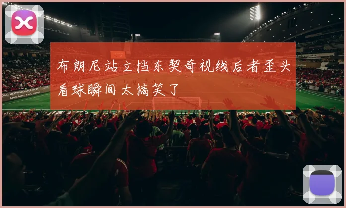 布朗尼站立挡东契奇视线后者歪头看球瞬间太搞笑了